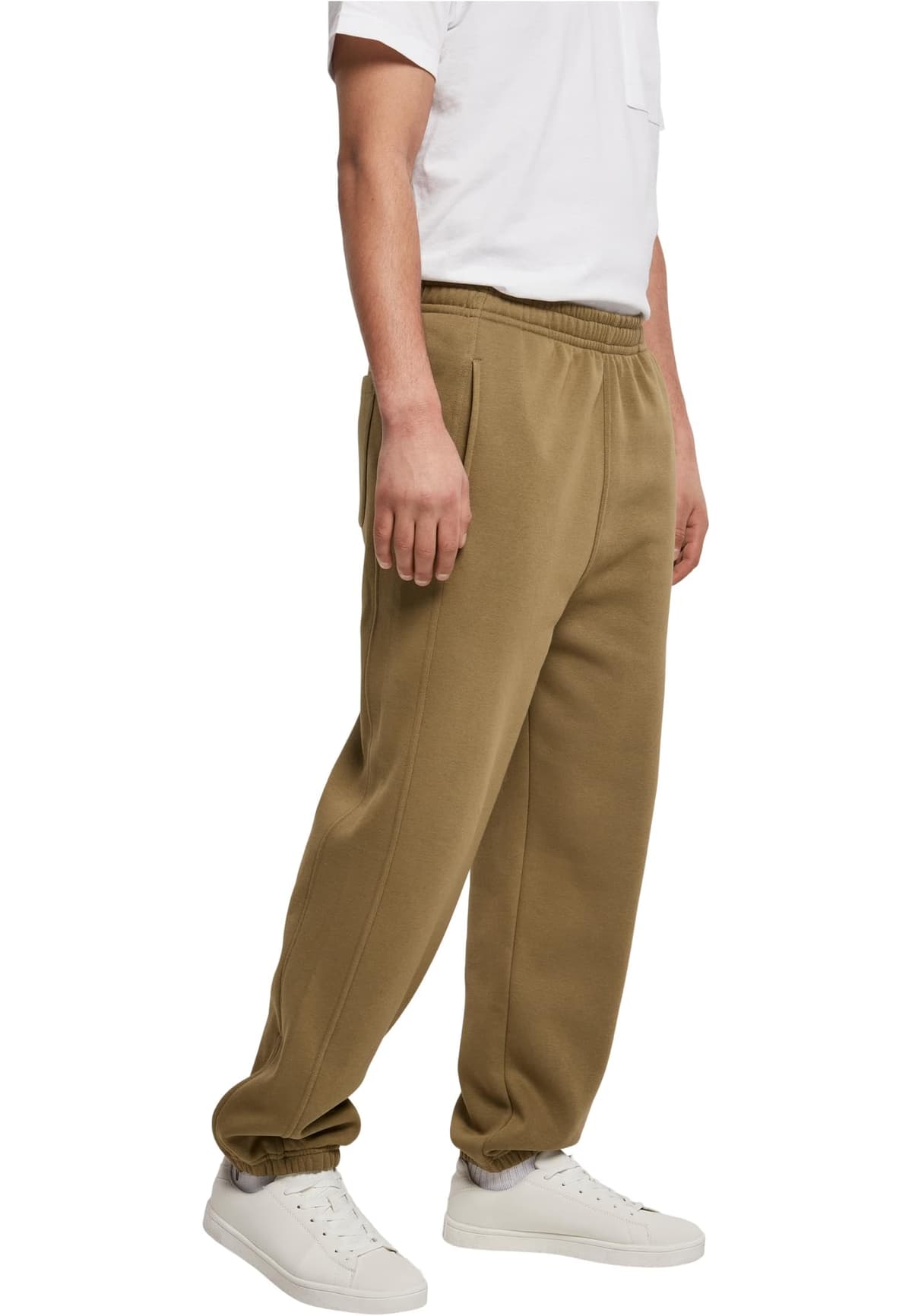 Urban Classics Pantalones de Gimnasia Hombre Pantalones de Deporte Negro Suelto