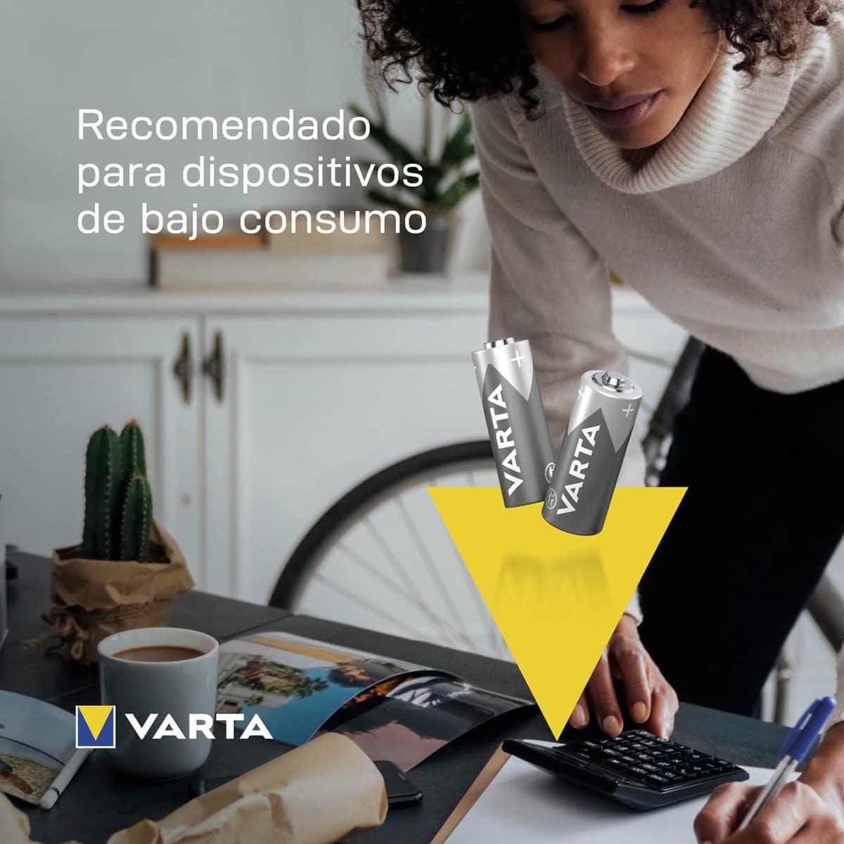 Varta Pila de botón alcalina de 12 V Electronics V23GA, pilas de botón en un blíster original de 2 unidades, plateado — view 5