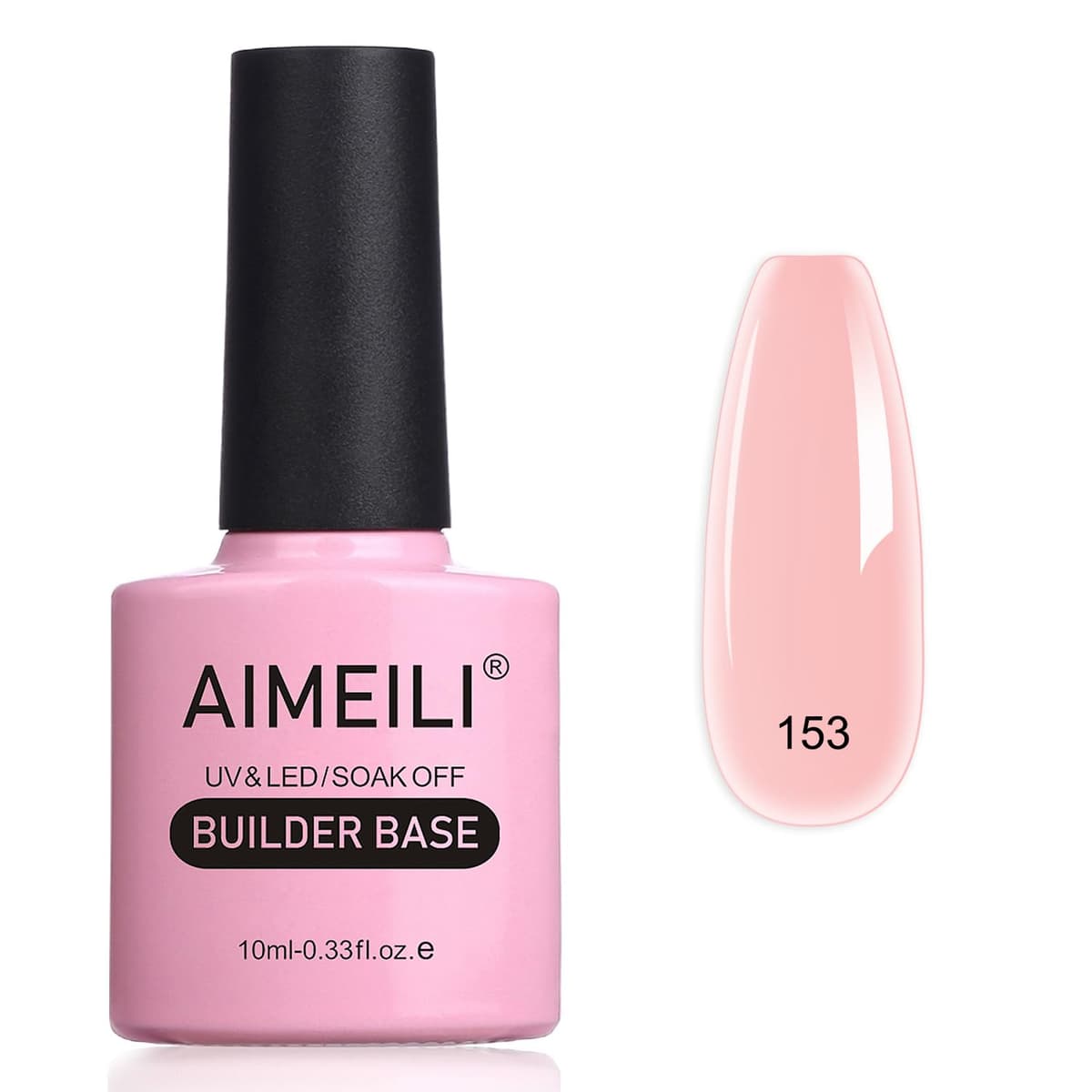 AIMEILI Gel Uñas Constructor Base Coat y Builder Gel 7 en 1 Nail Extensión Esmaltes Semipermanentes de Uñas UV LED Building Base 10ML — view 52