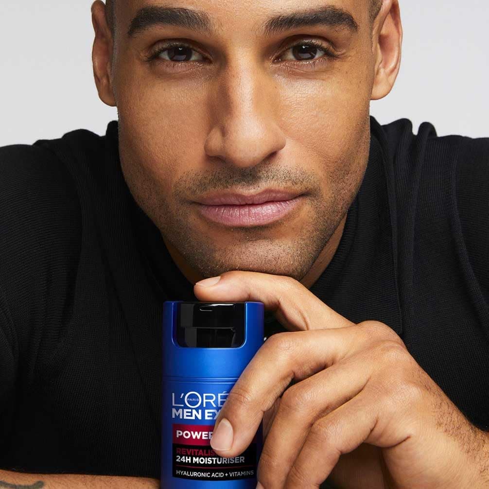 L'Oréal Crema hidratante para hombre, Antiarrugas y antienvejecimiento, Con ácido hialurónico hidratante para el envejecimiento, Para pieles secas y apagadas, Men Expert Power Age, 100ml — view 4