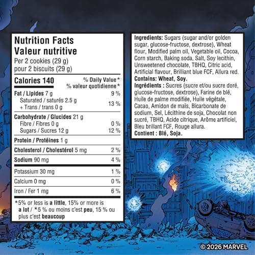 Marvel Oreo Stuf of Legends cookies, Limited Edition Colour Changing Creme, 303g