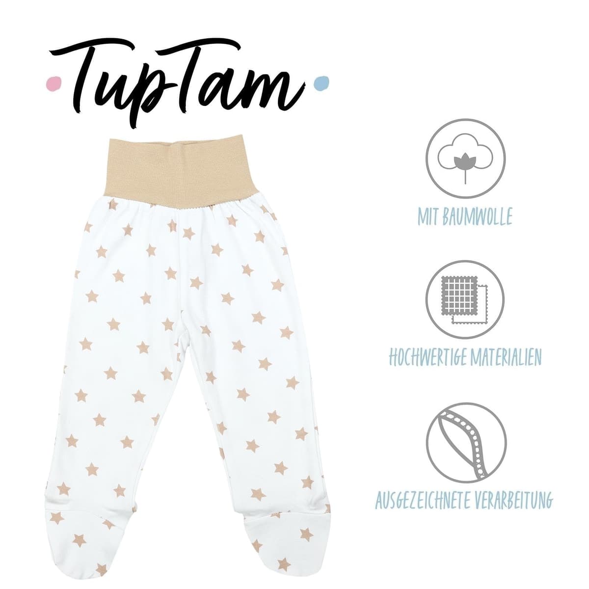 TupTam Pantalón con Pies de Bebé NIños NIña Pack de 5 — view 3