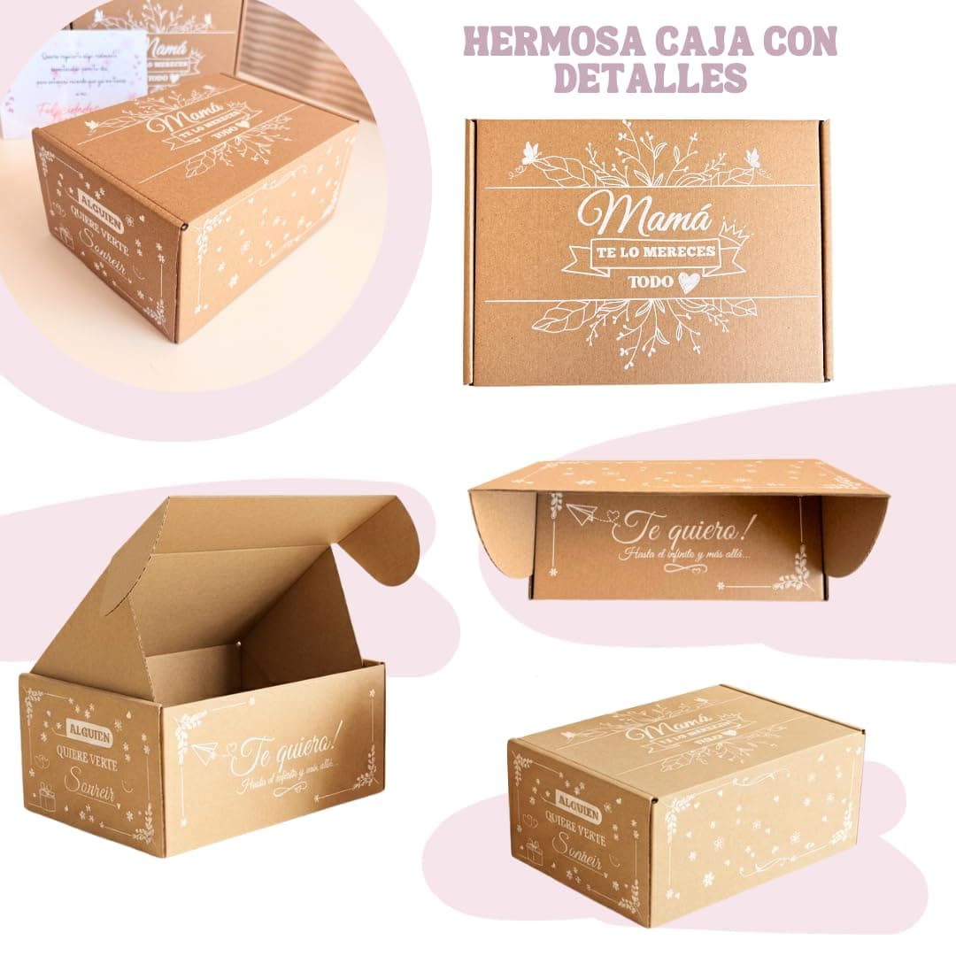 Pack Regalo para Mamá | Caja Original con Taza, Vela Perfumada, Coletero, Piruletas y Más | Regalo Día de la Madre, Cumpleaños o Navidad para Mujer — view 5