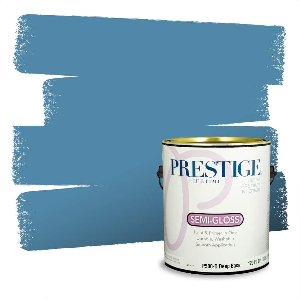 PRESTIGE Paints Interior Paint and Primer In One, 1-Gallon, Semi-Gloss, Comparable Match of Valspar* Dewdrop* — view 271
