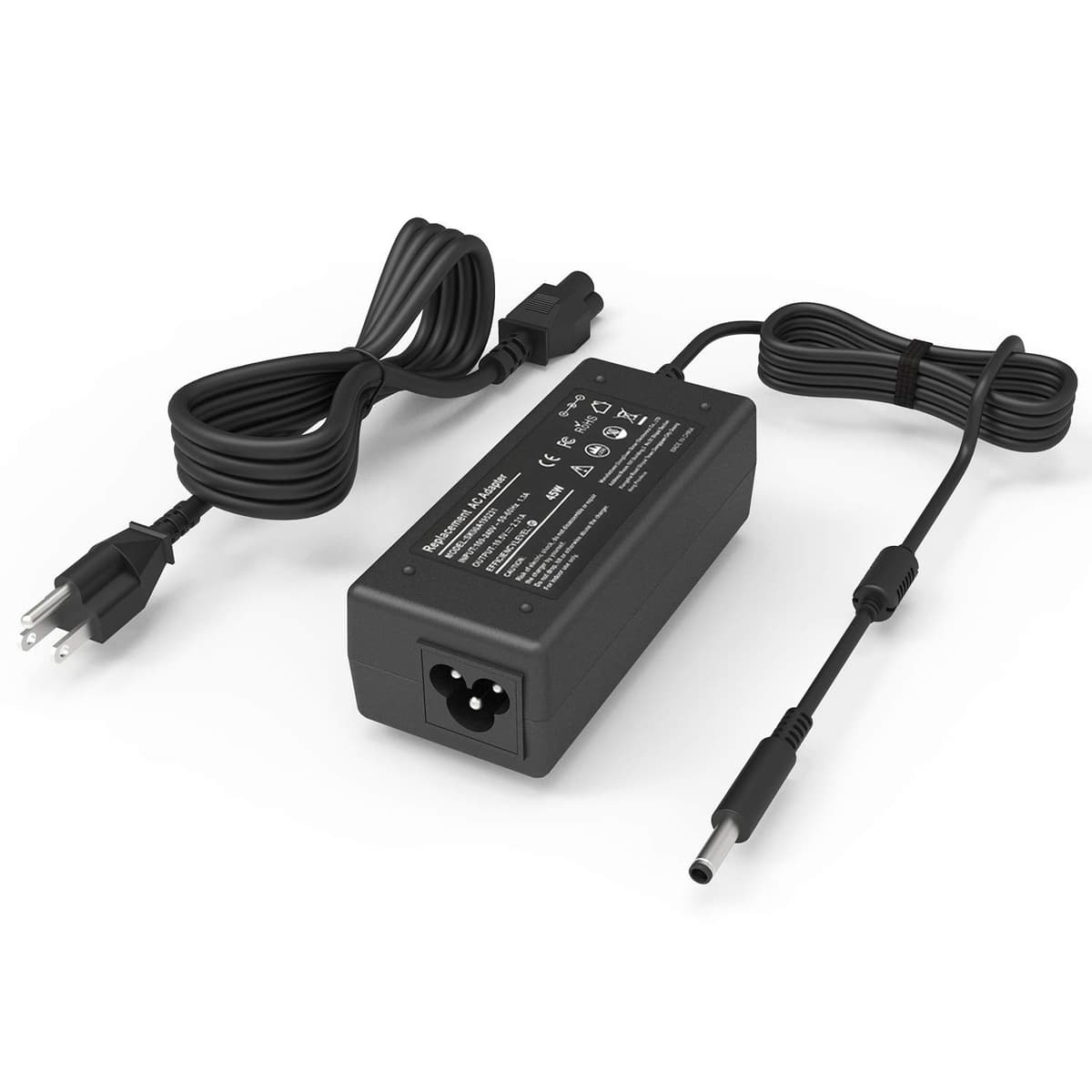 SLE-TECH 45W Laptop Charger for Dell Inspiron 11 13 14 15 17 3000 5000 7000 Series, 19.5V 2.31A Power Adapter for Latitude 3140 3520 3420, XPS 13, Vostro 3420 3520, 4.5mm * 3.0mm Round Tip AC Cord 45w barrel