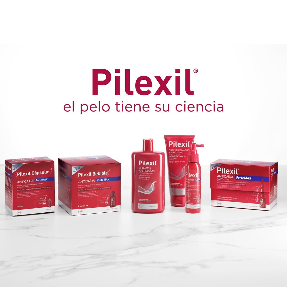 PILEXIL ANTICAIDA - Champú Anticaída 900 ml, Tratamiento de Uso Frecuente, Frena la Pérdida del Cabello, Normaliza su Ciclo, Gran Eficacia, para Hombres y Mujeres — view 5