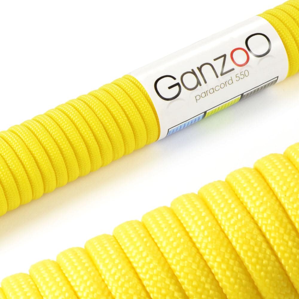 Ganzoo Paracord 550, Cuerda de 4 mm, 30 Metros, Poliéster, Tipo 3-7 Hilos Interiores, Correa de Perro Collar Pulsera, Camping Supervivencia y Cuerda Multiusos, Verde Oscuro — view 78