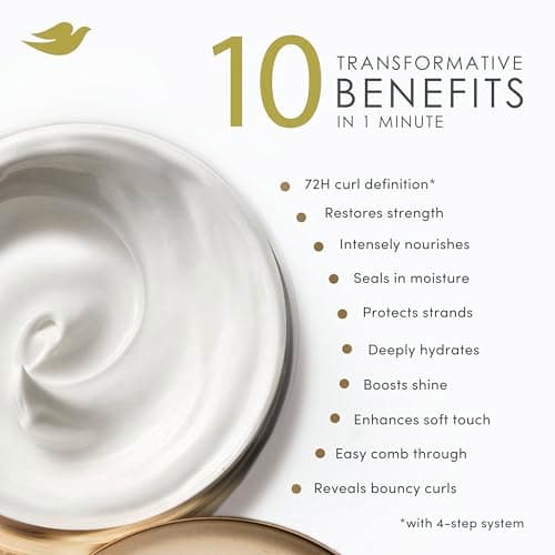 Dove Hair Amino Curl Repair 10in1 Cream Mask for Curly, Coily Hair with Bio Protein Care Technology and Amino + Jojoba Oil 9.2 fl oz. — view 3