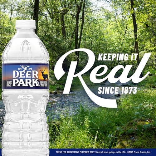 Deer Park Spring Water, 24 Pack – Crisp Refreshing Taste – 16.9 Fl Oz — view 3