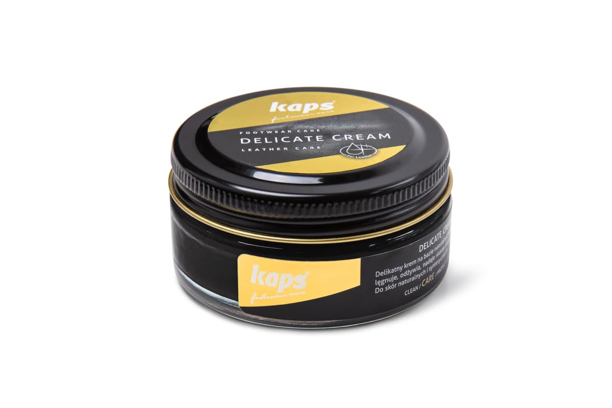 Kaps Leather Shoe Cream - Shoe Care Polish and Colour Conditioner | Refreshes Appearance | For Boots, Handbags, Furniture | Intensive Leather Care and Nourishing | 70 + Shades 50ml — view 3