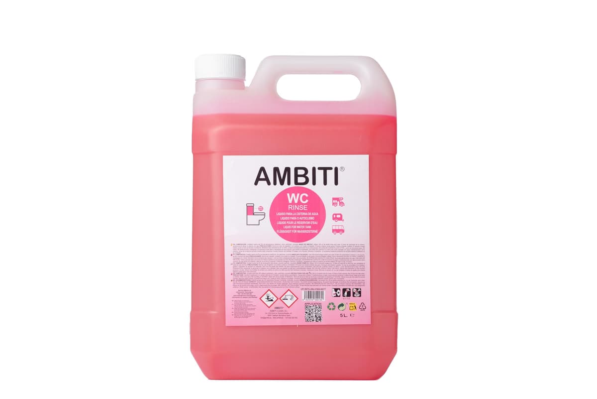 Ambiti | WC Rinse | Monodosis Hidrosolubles para Cisterna de Inodoros Portátiles y Cassettes |Desinfecta y Perfuma en Cada Descarga |Camper,Autocaravana,Caravana y Barco |Piña Colada |15 Ud — view 4