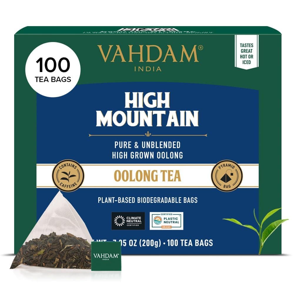 VAHDAM, Himalayan Té Verde (100 Piramidales Bolsitas De Té) 100% Pura Y Natural | Envasado Fresco En La India | Caliente, Frío O Como Kombucha — view 21