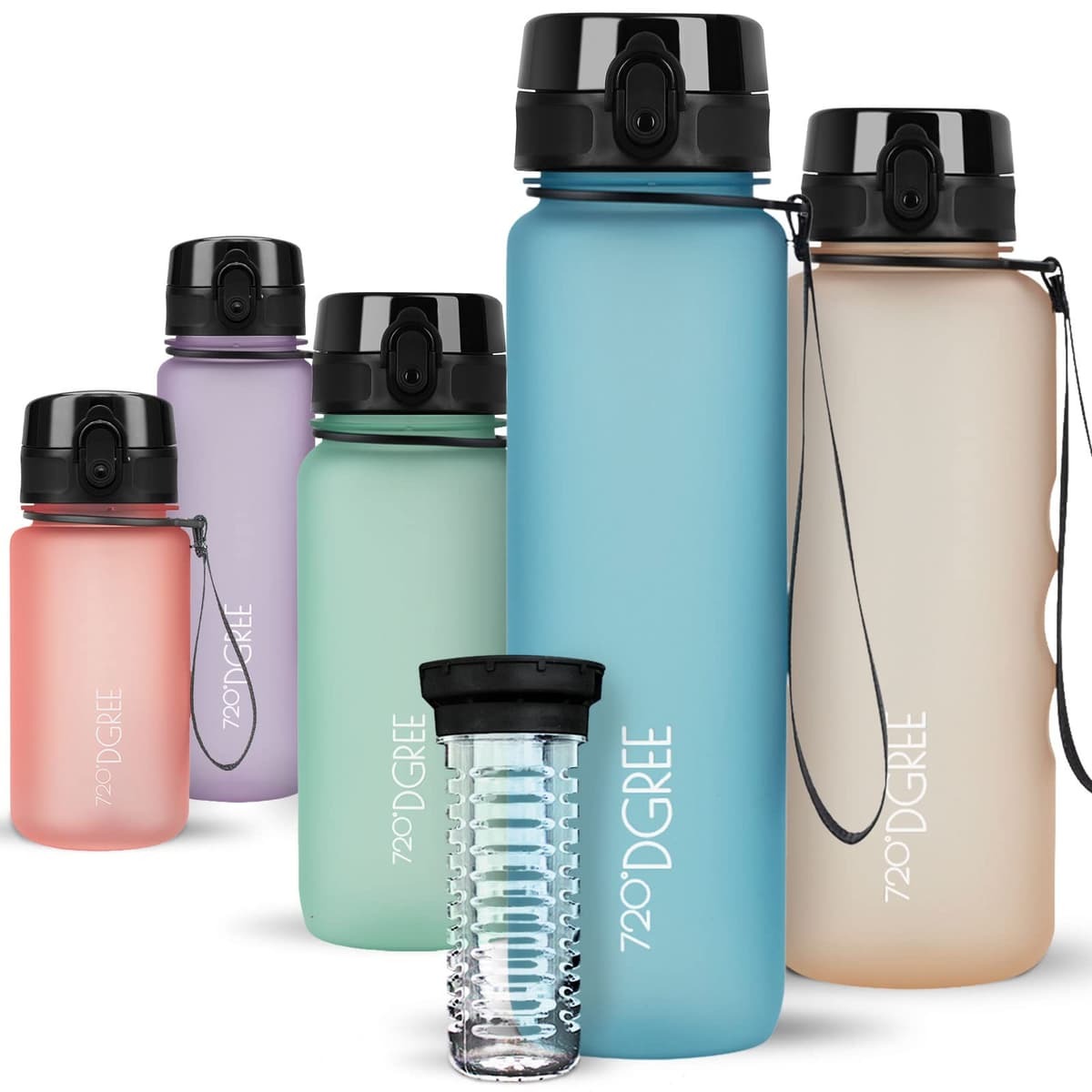 720°DGREE Botella de agua uberBottle – 1,5 litros, 1500ml | Novedosa botella deportiva | Sin BPA | Ideal para niños, fitness, deportes, fútbol, guardería, escuela, pequeños, antigoteo — view 109