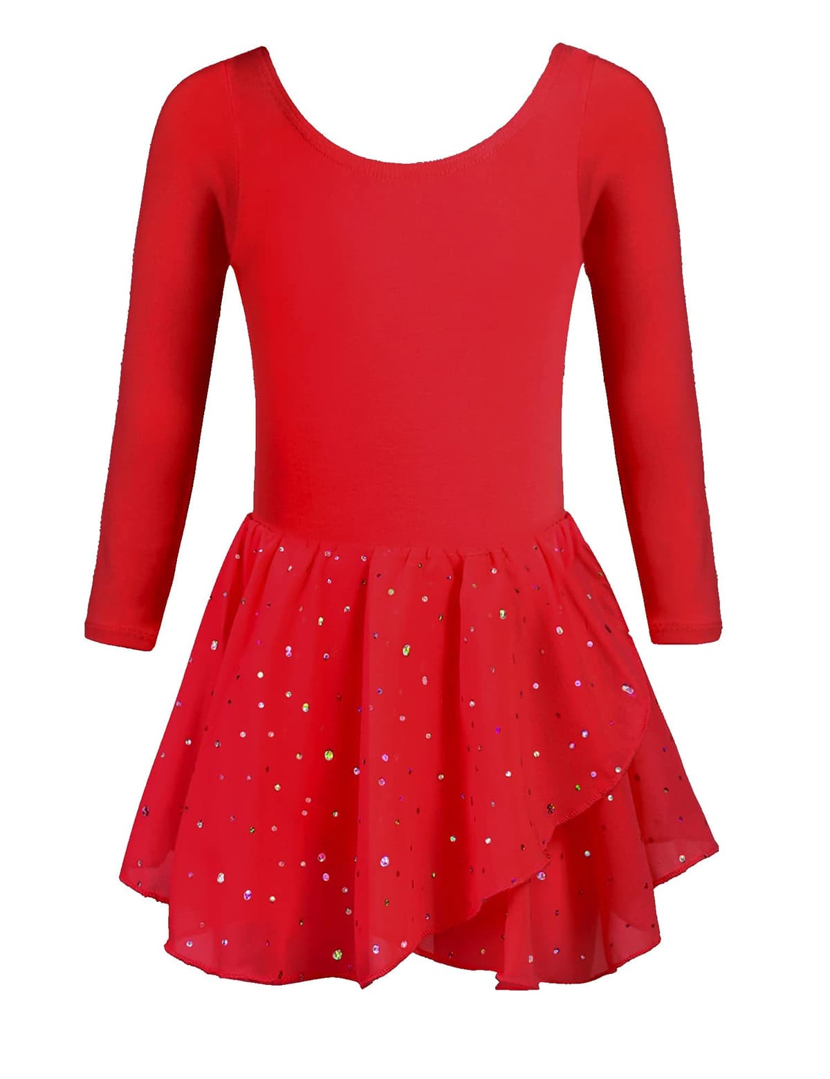 Trudge Ropa de Ballet para Niñas - Vestido Manga Corta de Algodón con Leotardo y Falda Tutú - Traje de Baile — view 23