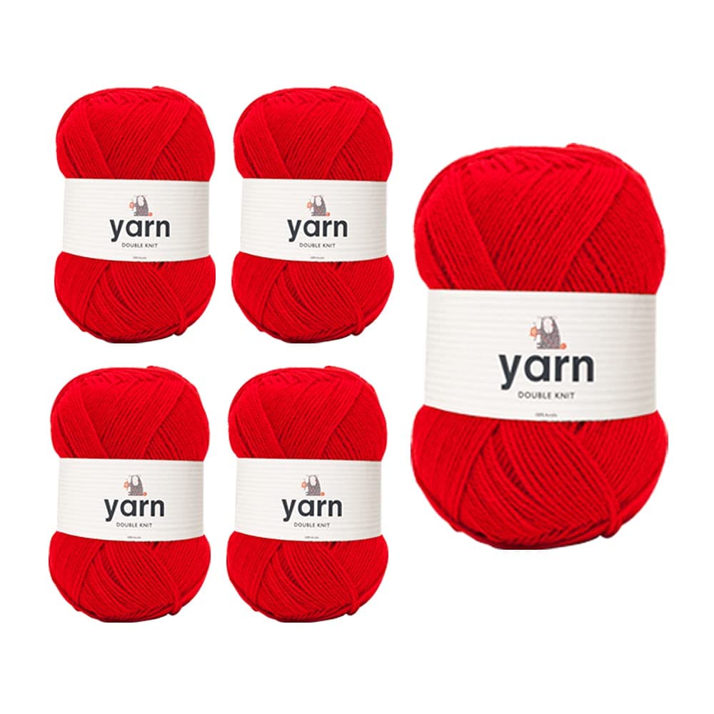 Korbond DK Beige Yarn - 100g Acrylic Wool - Lightweight, Hypoallergenic & Durable Double Knit Crochet Yarn Knitting Wool (290m Total) — view 132
