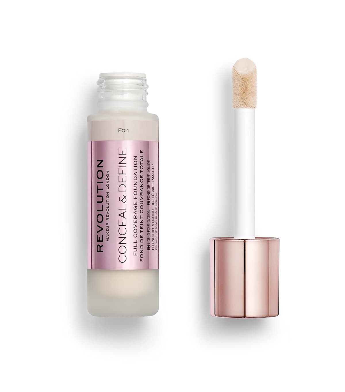 Revolution Conceal & Define Concealer, Lightweight, Long-Lasting, Full Coverage Face Makeup, C0.1, 4g — view 2