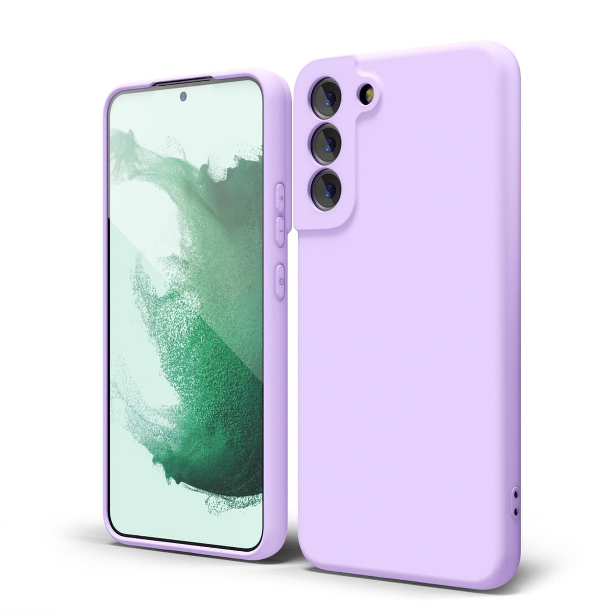 oakxco for Samsung Galaxy S23 Phone Case Liquid Silicone,Cute Thin Slim Soft Rubber TPU Plain Smooth Gel Cover for Women Girl Aesthetic Design, Matte Solid Protective & Shockproof, Burgundy Plum Wine — view 245