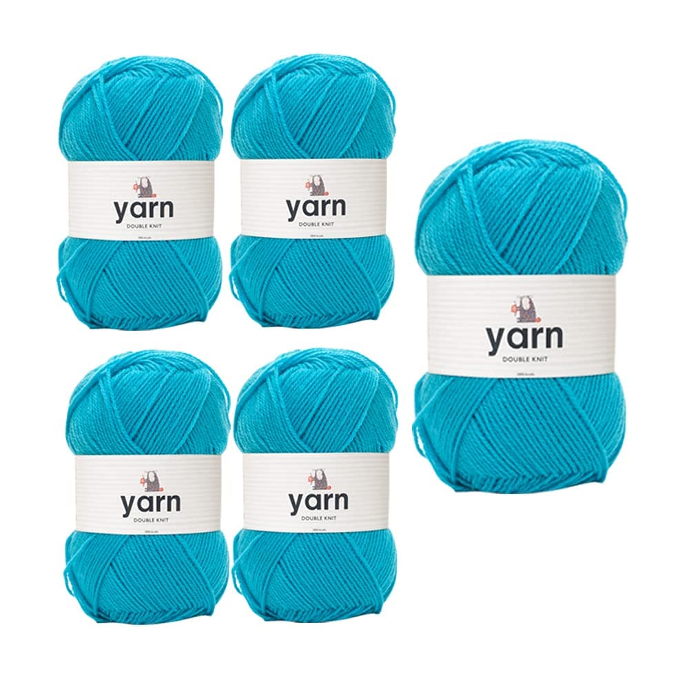 Korbond DK Beige Yarn - 100g Acrylic Wool - Lightweight, Hypoallergenic & Durable Double Knit Crochet Yarn Knitting Wool (290m Total) — view 95