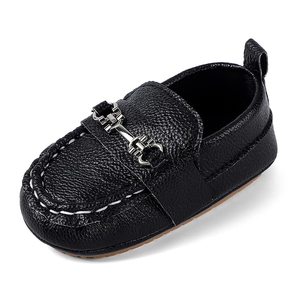 MASOCIO Baby Boys Moccasin Shoes Infant First Walking Casual Flats Shoes — view 7