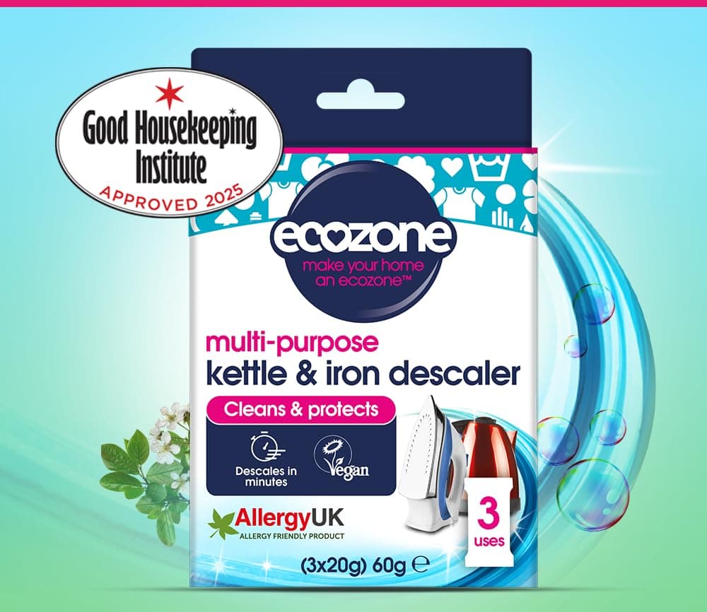 Ecozone Kettle & Iron Descaler | Easy Use Sachets | Powerful Limescale Removal — view 2