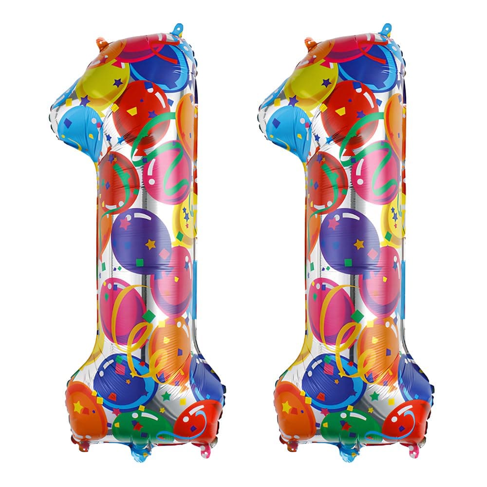 Foil Globo Número 5 Azul 40" (101cm), Inflable Helio o aire, Gigante Numeros 0-9, 10-19, 20-29, 30-100, Grande Globos Decoración para La Boda Aniversario y Cumpleaños Fiestas — view 678