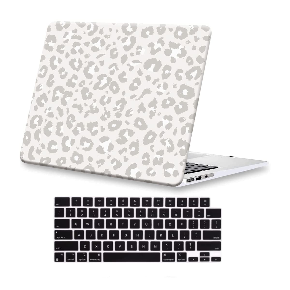 for MacBook Air 13.6 inch Case 2022 2023 2024 2025 Release M4 A3240 M3 A3113 M2 A2681 with Touch ID, Plastic Laptop Hard Shell Case & Keyboard Cover for M4 M3 M2 MacBook Air 13.6,Black Marble — view 27