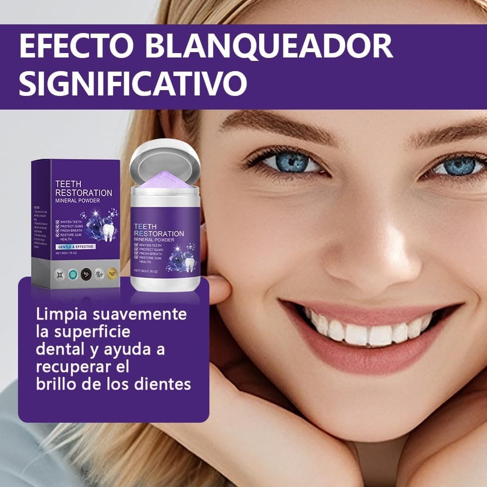 Professional Teeth Whitener Powder | Removes Years of Coffee & Tobacco Stains | Gentle Formula for Sensitive Teeth | Obsessive Whitening for Radiant Smile & Fresh Breath — view 7