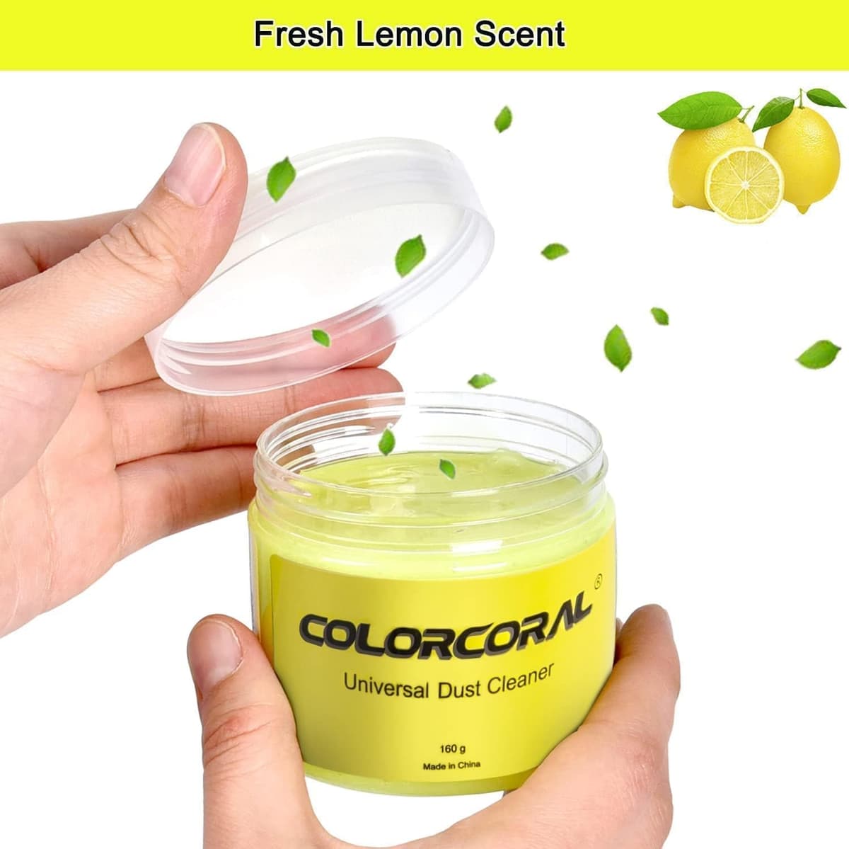 COLORCORAL Keyboard Cleaner Universal Dust Cleaning Gel for Keyboard Reusable PC Laptop and Computer Vacuums Cleaners Accessories Dust Removal Gel Home Office Electronic Kit Computer Putty — view 2