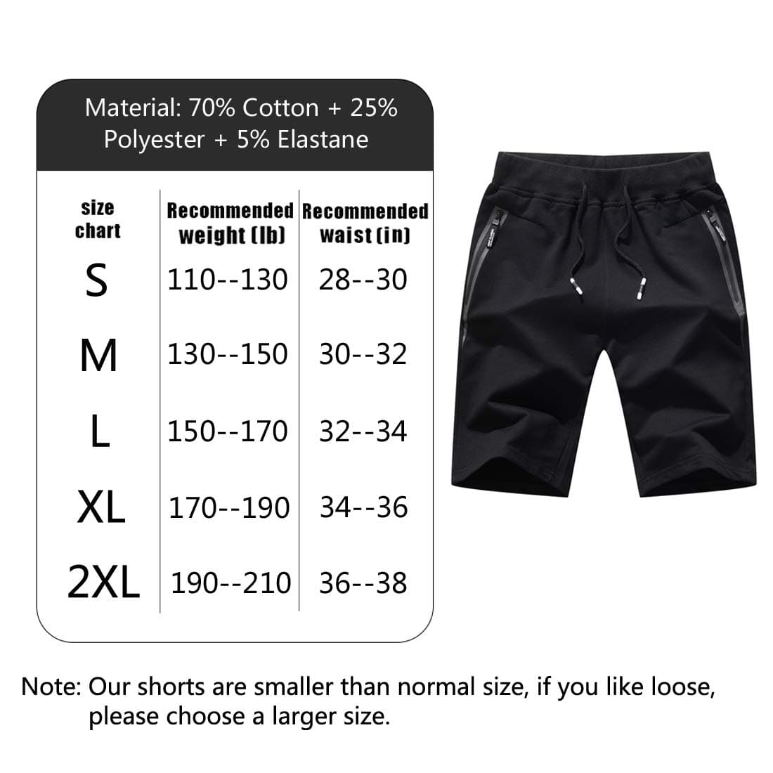 Tansozer Pantalones Cortos Hombre Deporte Running — view 4