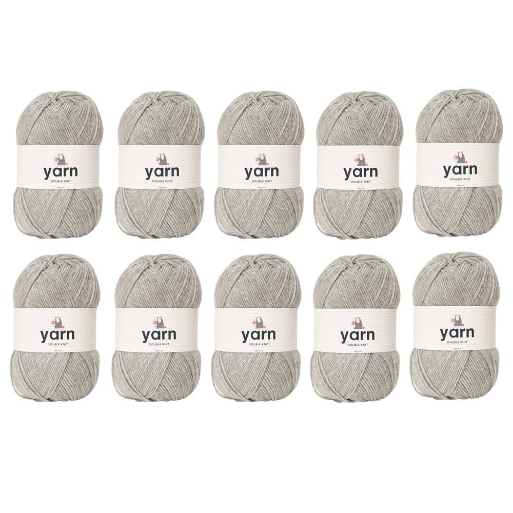 Korbond DK Beige Yarn - 100g Acrylic Wool - Lightweight, Hypoallergenic & Durable Double Knit Crochet Yarn Knitting Wool (290m Total) — view 90
