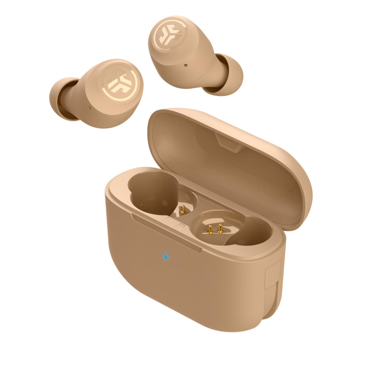 JLab Go Air Pop+ Auriculares Inalambricos Bluetooth, Wireless Earbuds 35+ Horas Rendimiento con Caja de Carga - Audifonos Bluetooth Inalambricos con Micrófono, Dual Connect, App, Negro Medianoche — view 15