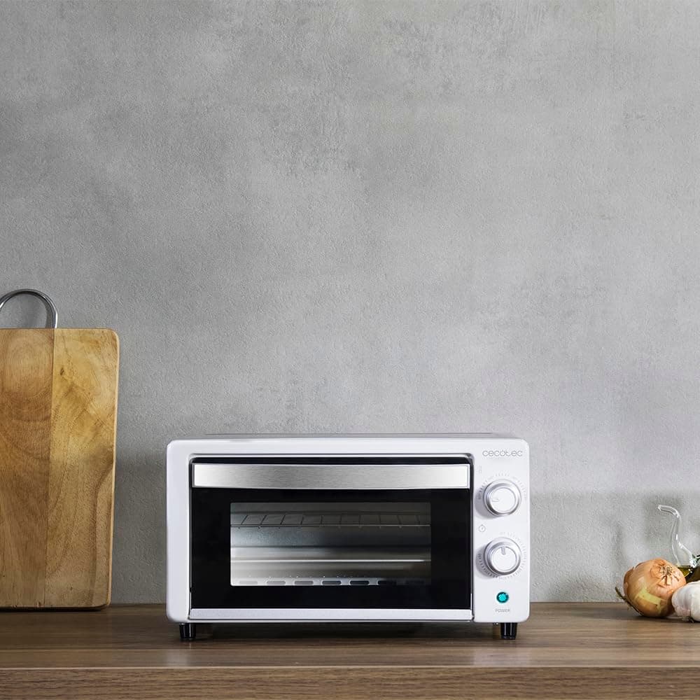 Cecotec Horno de sobremesa Bake&Toast 1090 White, 10 L, 1000 W, Temporizador 60min, Temperatura regulable hasta 230ºC, Bandeja para hornear, parrilla y pinzas. — view 8