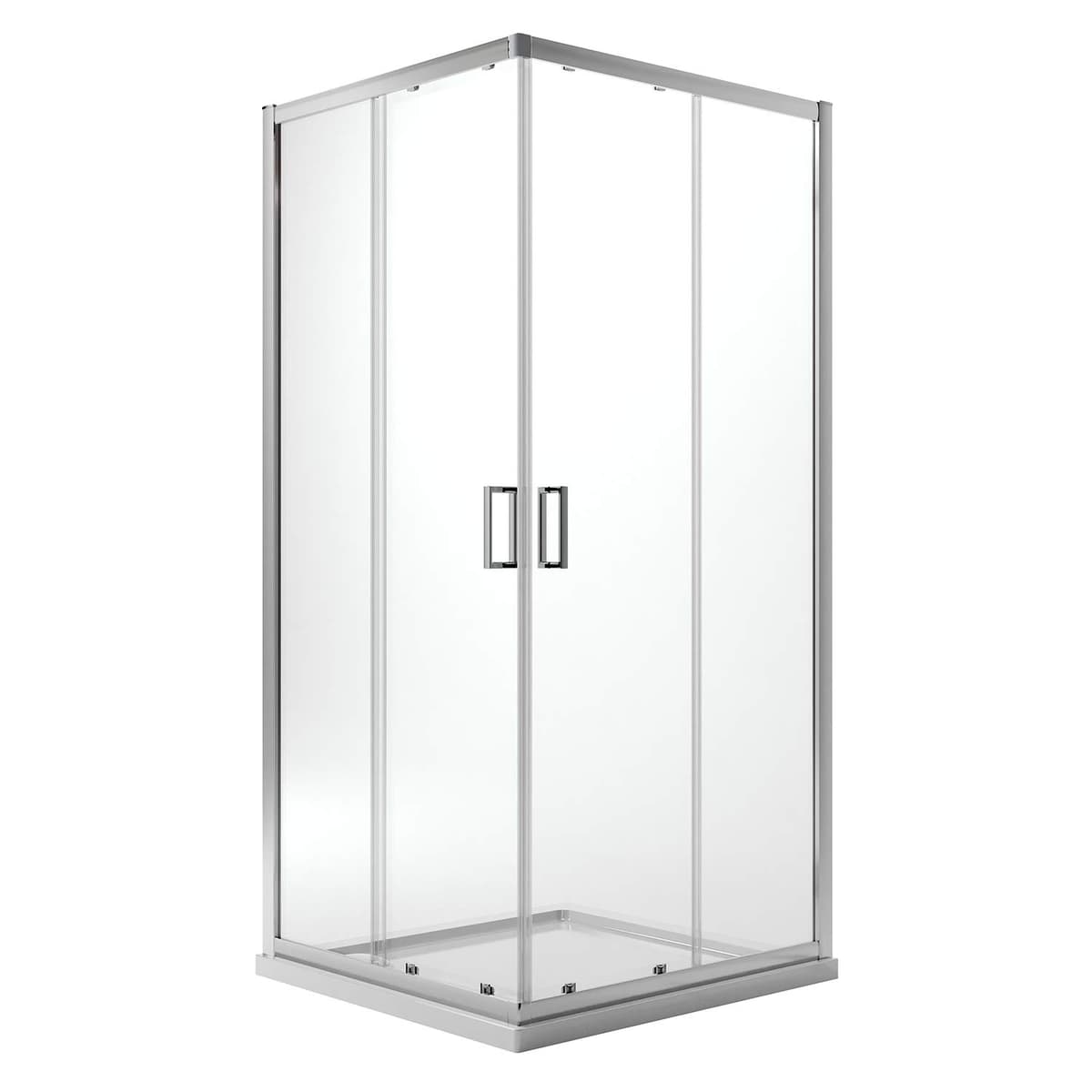 Idralite Box Mampara de Ducha Cuadrado 70x70 H185 Transparente 6mm Mod. Ready