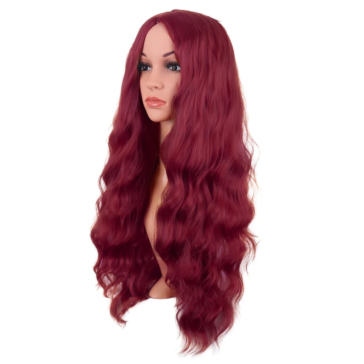 Mapofbeauty 32 Pulgadas/80cm de Luz Rubia Pelo Largo Rizado Ondulado Peluca Cosplay Peluca — view 59
