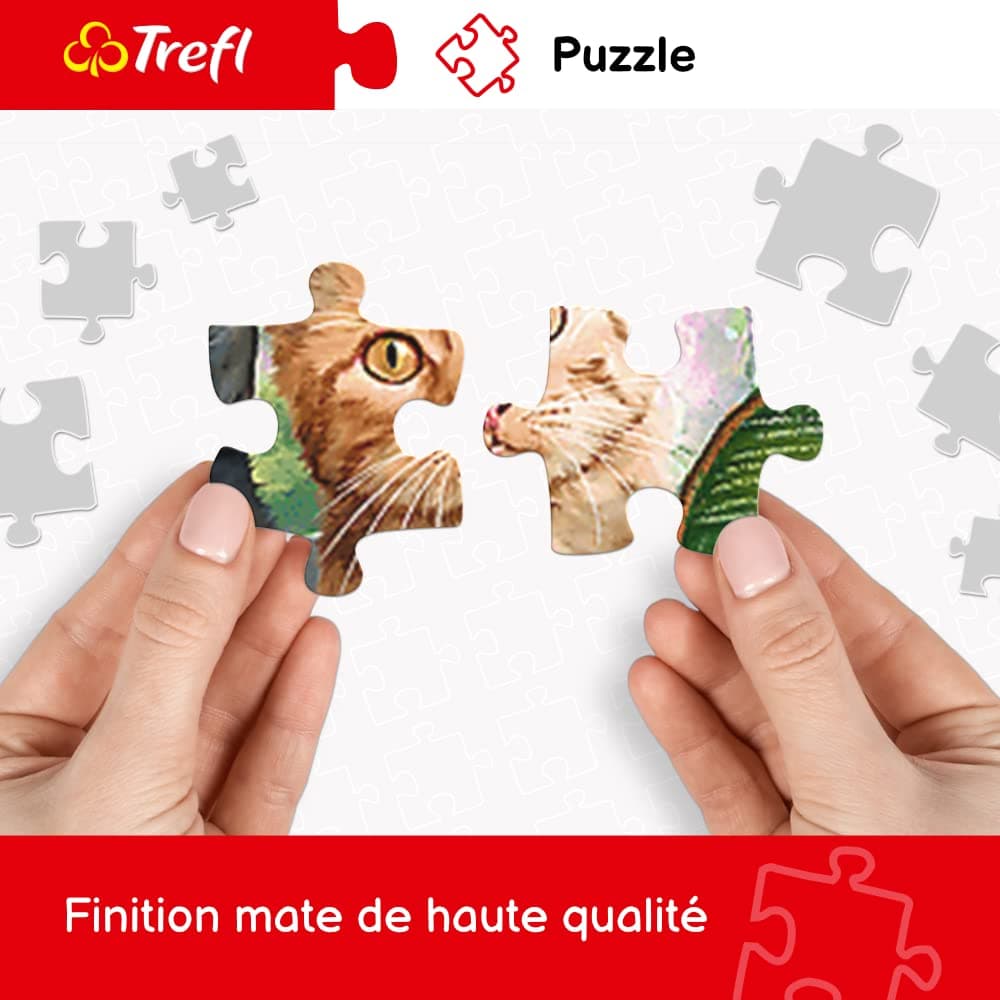 Trefl, Puzzle, Harry Potter el Mundo Mágico, de 1000 Piezas, Puzzles con Personajes, Ron, Hermione, Hogwarts, Rompecabezas, Pasatiempo Creativo, Regalo, Diversión — view 4