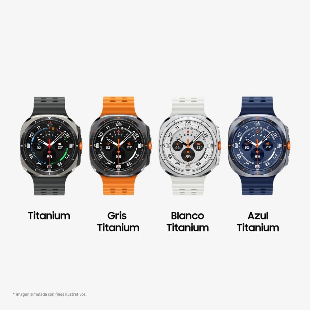 Samsung Galaxy Watch Ultra 2025 47mm - Smartwatch LTE con IA, Titanio, Botón Personalizable, Control de Salud, Garantía del Fabricante 3 Años + 1 año Extra, Gris Titanio (Versión española) — view 2
