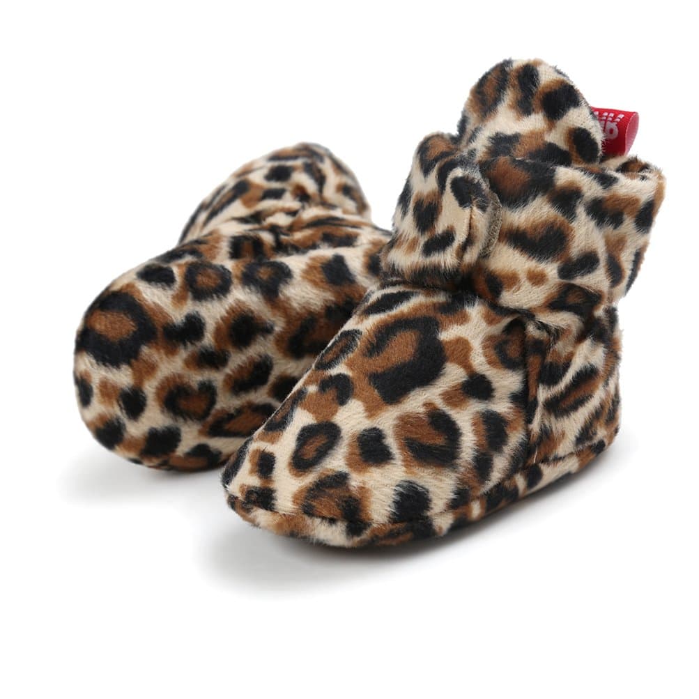 EDOTON Botas de Niño Calcetín Invierno Soft Sole Crib Raya de Caliente Boots de Algodón para Bebés — view 12
