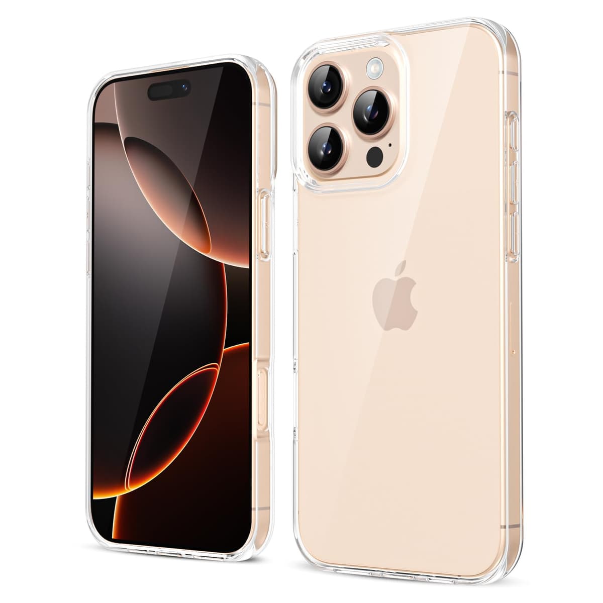 oakxco for iPhone 17 Pro Max Phone Case Liquid Silicone, Cute Thin Slim Grip Soft Rubber Gel for Women Men, Smooth Matte TPU Plain Solid Color Girly Simple Case with Camera Cover, Light Pink — view 2002
