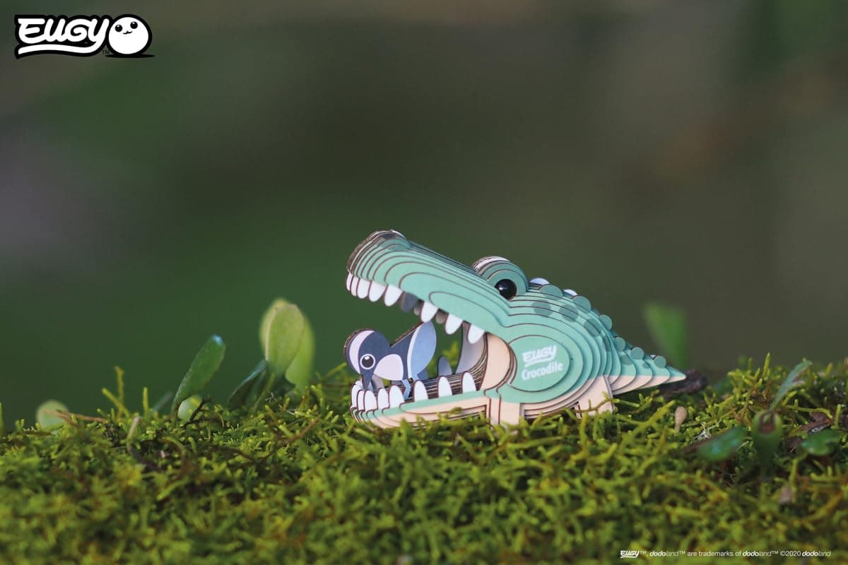 EUGY 029 Cocodrilo. Eco-Friendly 3D Paper Puzzle — view 4