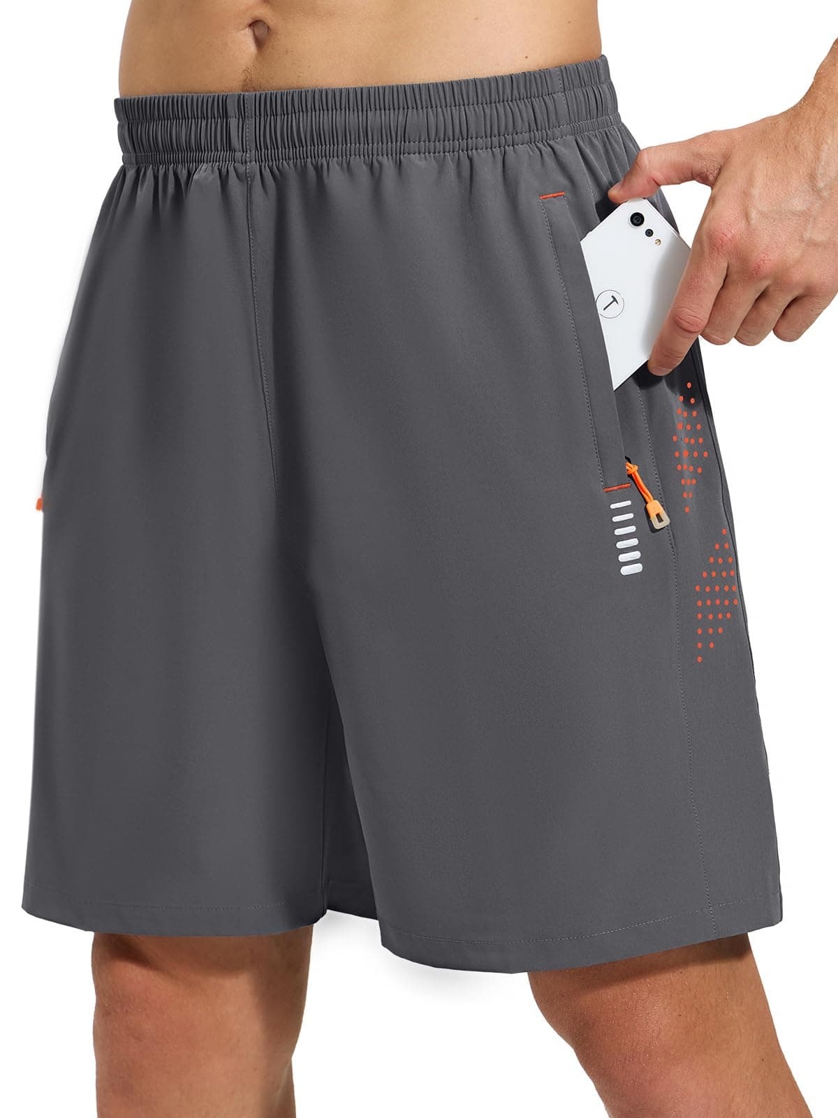 Cimic Pantalon Corto Hombre para con Bolsillo, Transpirables de Secado Rápido Correr Ropa Deportiva Hombre, Gym, Fitness,Tenis — view 13