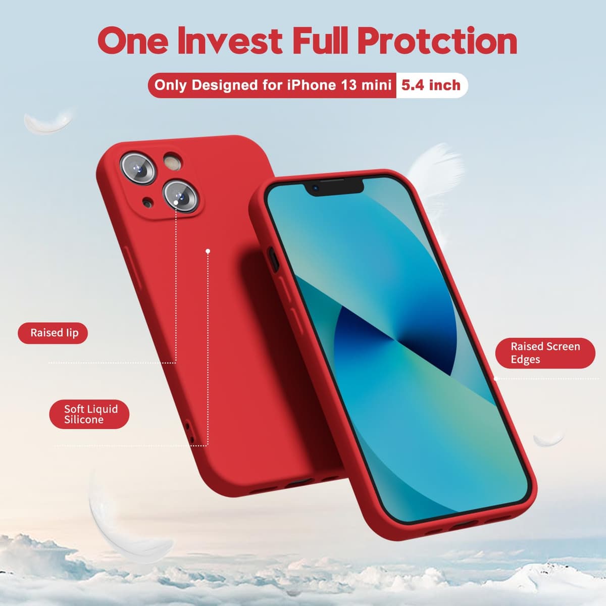 oakxco for iPhone 17 Pro Max Phone Case Liquid Silicone, Cute Thin Slim Grip Soft Rubber Gel for Women Men, Smooth Matte TPU Plain Solid Color Girly Simple Case with Camera Cover, Light Pink — view 589