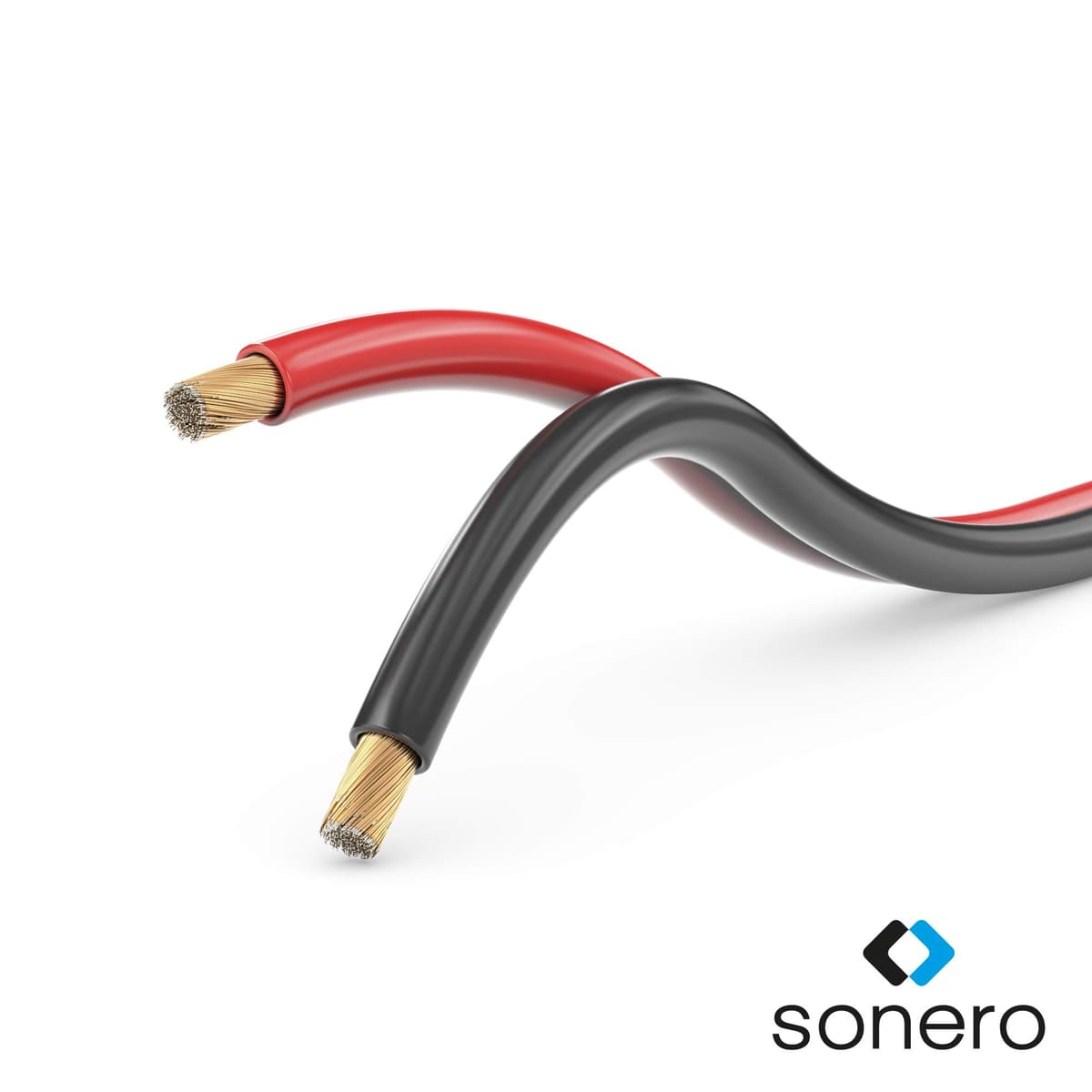 sonero® 100 Metros 2x1.50mm² Cable de Altavoz CCA, Color: Rojo/Negro — view 2