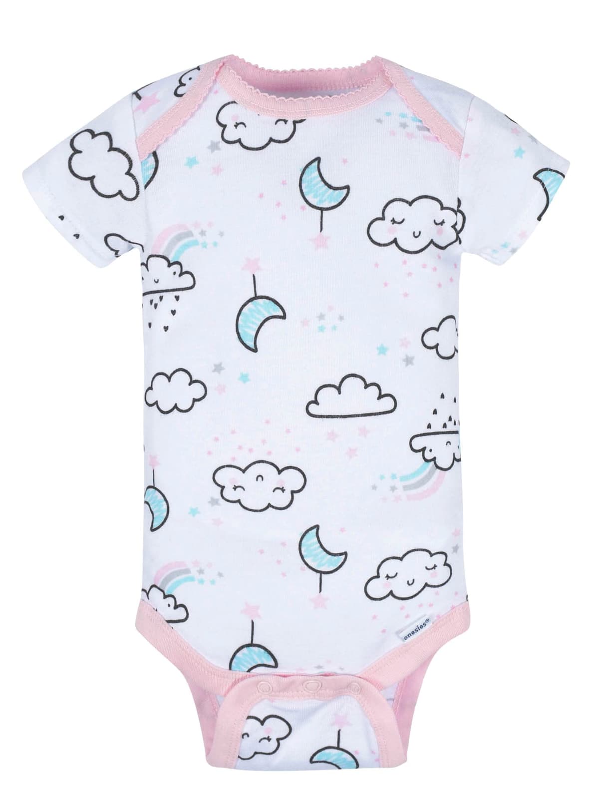 Gerber 8-pack Short Sleeve Onesies Bodysuits Juego de camiseta para bebés Unisex bebé (Pack de 8) — view 4