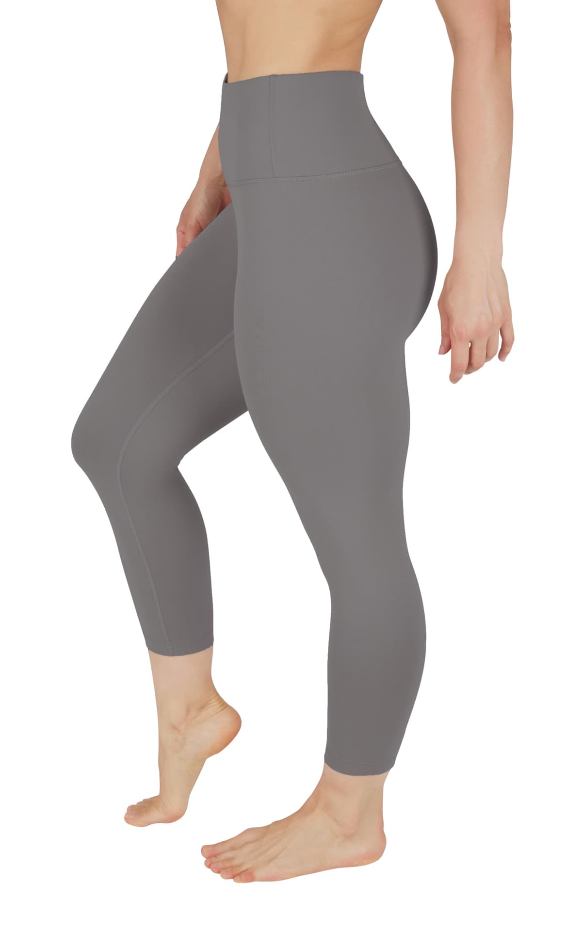 90 Degree By Reflex Womens High Waisted Leggings Capri Workout Yoga Pants — view 18
