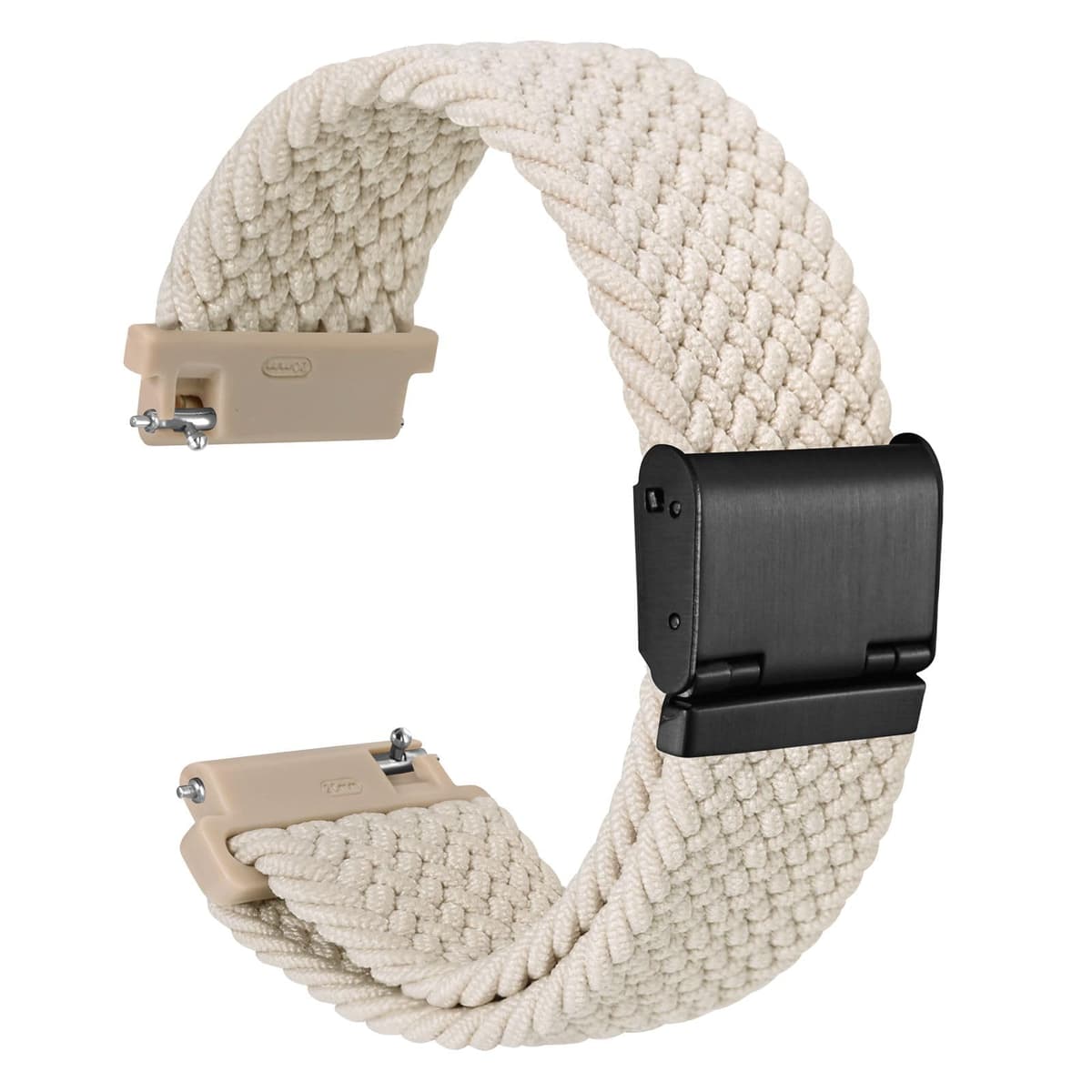 WOCCI Tejido Correas Reloj de Nailon para Hombre y Mujer, Hebilla Ajustable, Liberación Rápida, Trenzado Bandas Deportivas de Repuesto 18mm 19mm 20mm 21mm 22mm — view 10