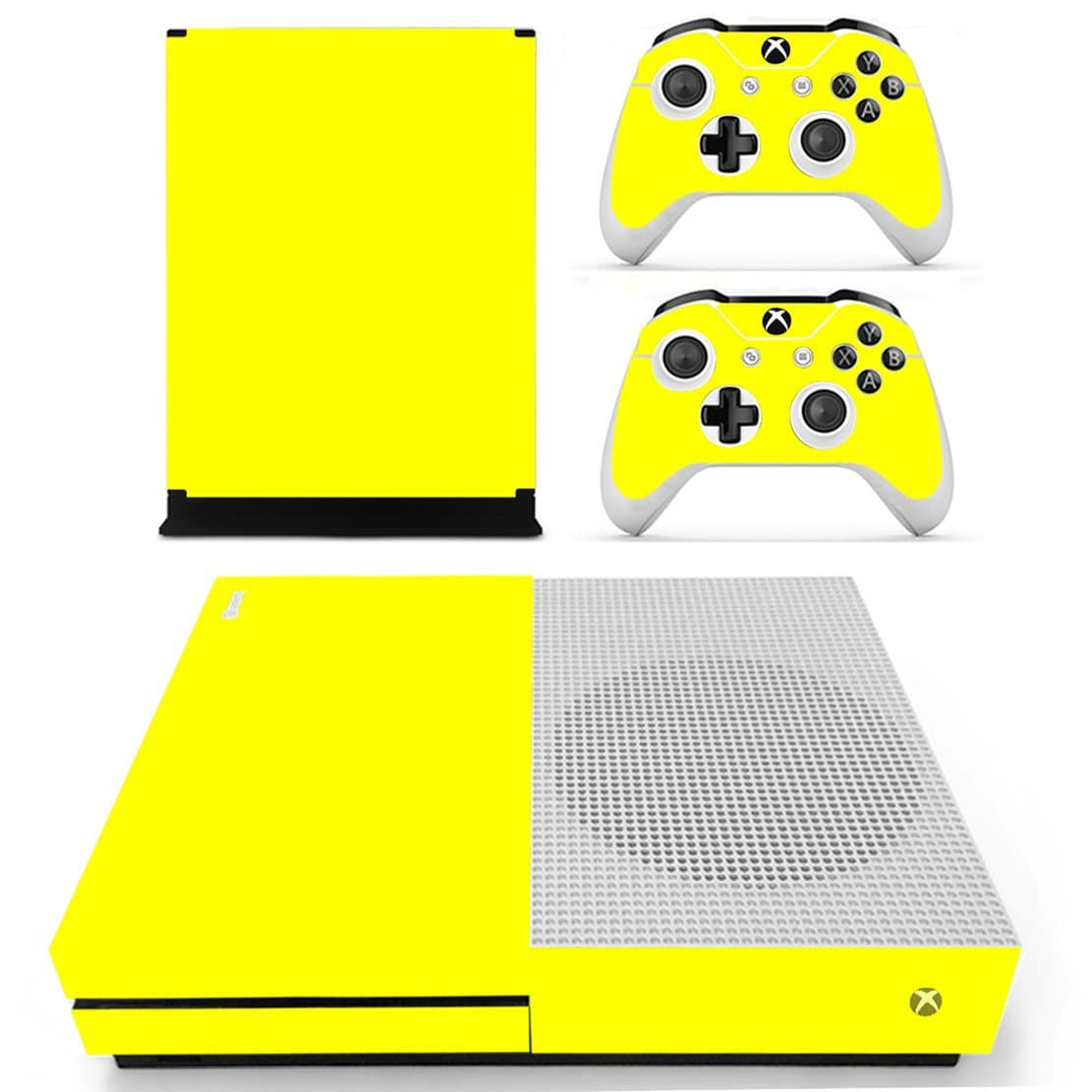 DOTBUY Vinyl Decal Full Body Skin Sticker For Microsoft Xbox One S Console And 2 Controllers And Kinect 2.0 (All White) — view 47