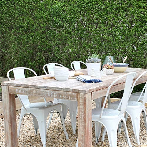 FDW Metal Dining Chairs Set of 4 Indoor Outdoor Chairs Patio Chairs Kitchen Chairs 18 Inch Seat Height Metal Restaurant Chair Stackable Chair Tolix Side Bar Chairs — view 3