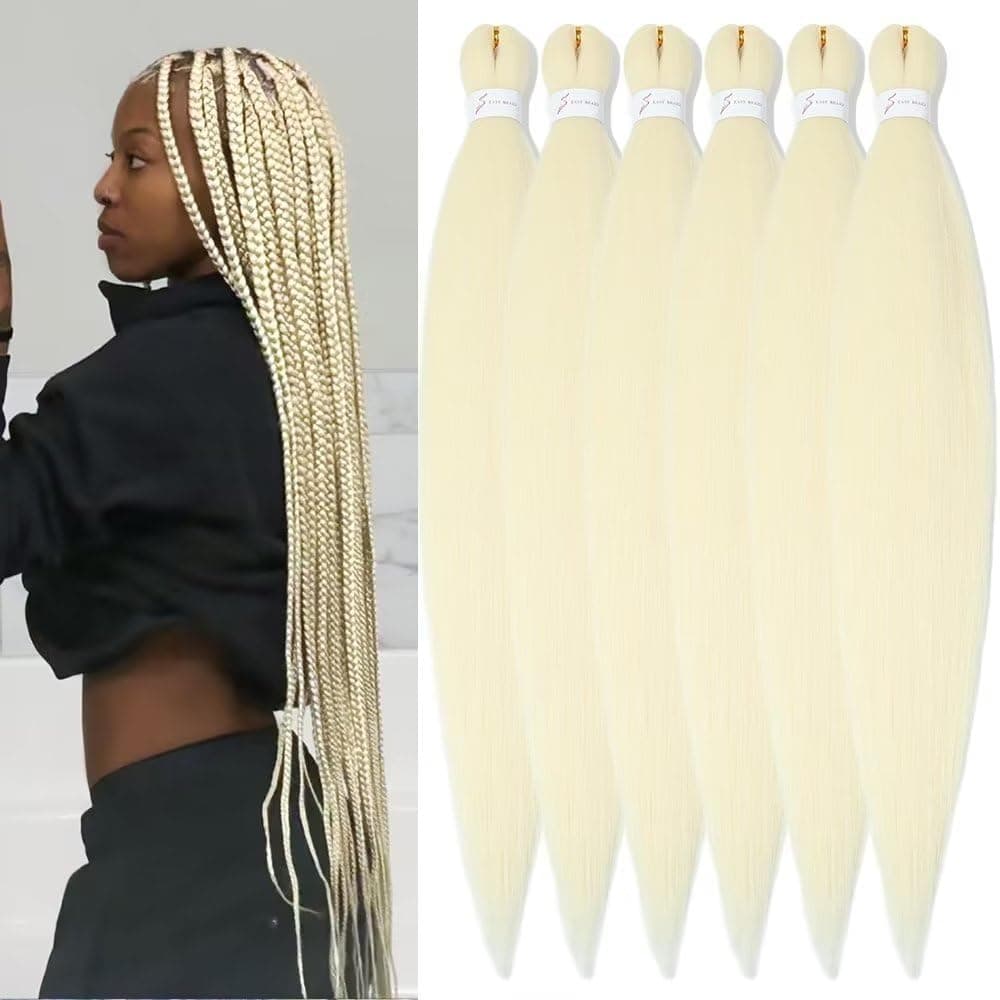 YDDM Capelli Per Treccine Africane Azul Extension Treccine Texture Yaki Easy Install per Principianti 26 Pollici 3 Pezzi Capelli Leggeri e Naturali per Box Braids, Twist e Crochet — view 52