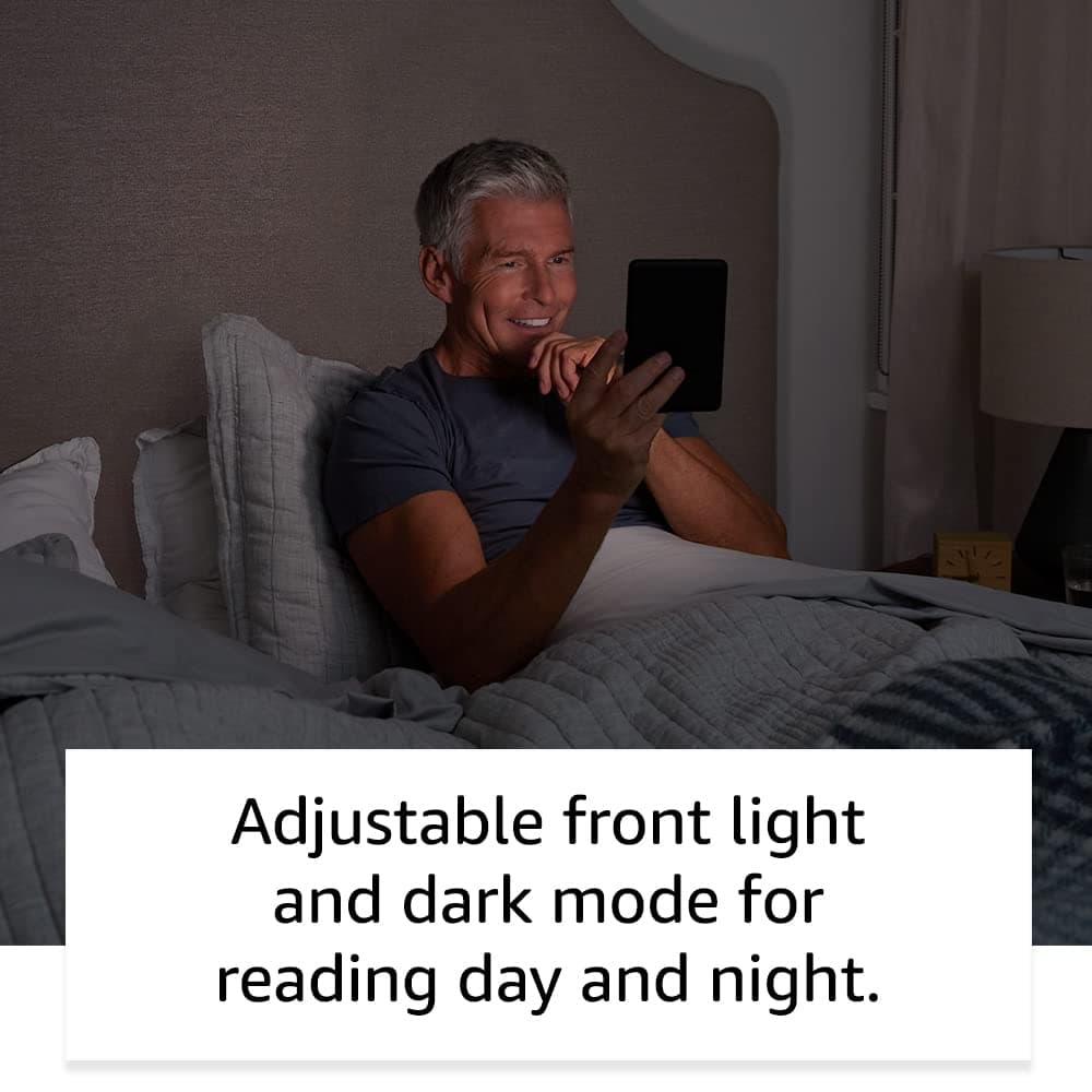 Certified Refurbished Kindle (2022 release) | The lightest and most compact Kindle, now with a 6", 300 ppi high-resolution display and double the storage, with ads, Black — view 3