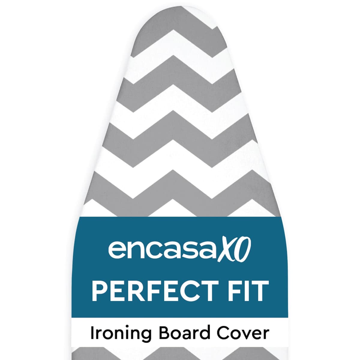 Encasa XO Ironing Board Covers and pad 125x46 cm- Thick 3mm Felt Padding, Drawstring Tightening & Lock, Heat Reflective, Scorch & Stain Resistant, for Wide Ironing Board - Big Leaves Green — view 18